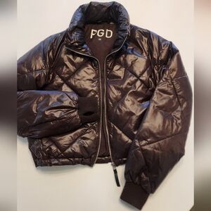 Chocolate Brown Puffer Jacket